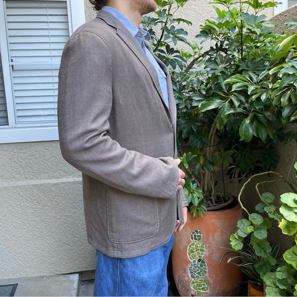 Brown Armani Collezioni wool jacket - Picture 4 of 12